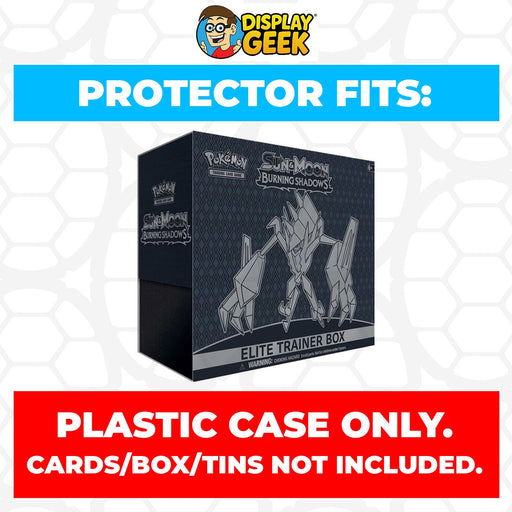 Plastic Protector for Pokemon TCG 2017 Sun & Moon Burning Shadows Necrozma ETB Elite Trainer Box - for just $13.99! 