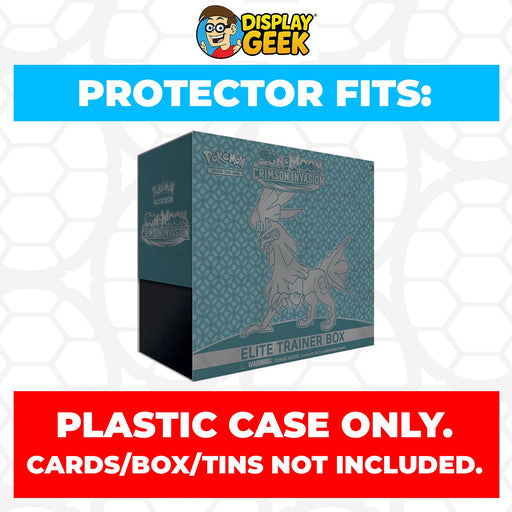 Plastic Protector for Pokemon TCG 2017 Sun & Moon Crimson Invasion Silvally ETB Elite Trainer Box - for just $13.99! 