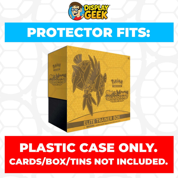 Plastic Protector for Pokemon TCG 2017 Sun & Moon Guardians Rising Tapu Koko ETB Elite Trainer Box - for just $13.99! 