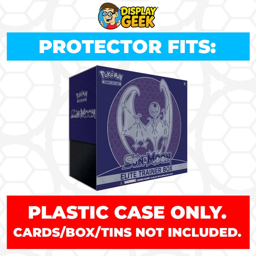 Plastic Protector for Pokemon TCG 2017 Sun & Moon Lunala ETB Elite Trainer Box - for just $13.99! 