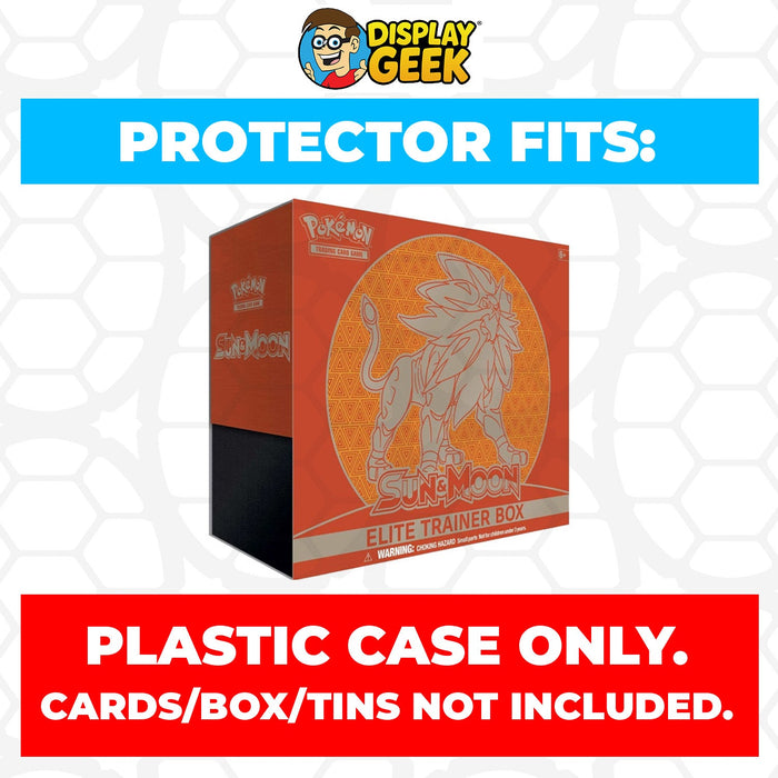 Plastic Protector for Pokemon TCG 2017 Sun & Moon Lunala ETB Elite Trainer Box - for just $13.99! 