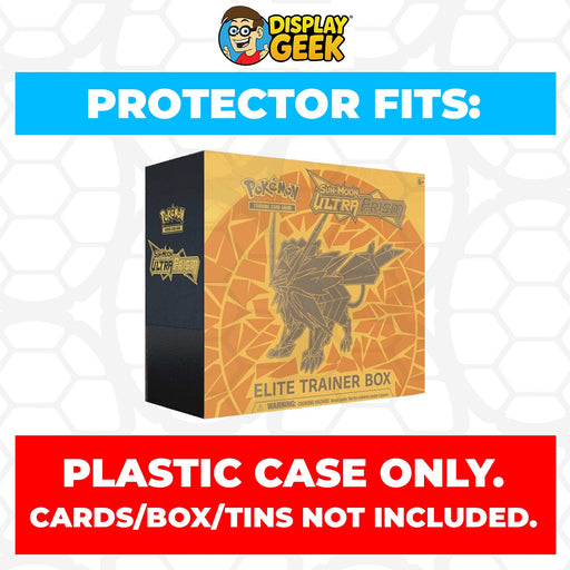 Plastic Protector for Pokemon TCG 2018 Sun & Moon Ultra Prism Necrozma Solgaleo ETB Elite Trainer Box - for just $13.99! 