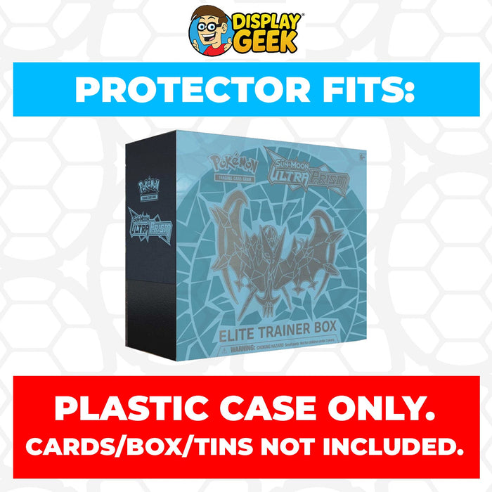 Plastic Protector for Pokemon TCG 2018 Sun & Moon Ultra Prism Necrozma Solgaleo ETB Elite Trainer Box - for just $13.99! 