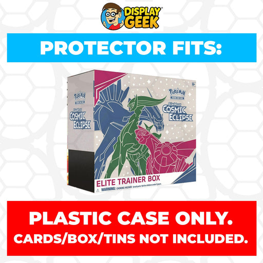 Plastic Protector for Pokemon TCG 2019 Sun & Moon Cosmic Eclipse Dialga, Arceus, Palkia ETB Elite Trainer Box - for just $13.99! 