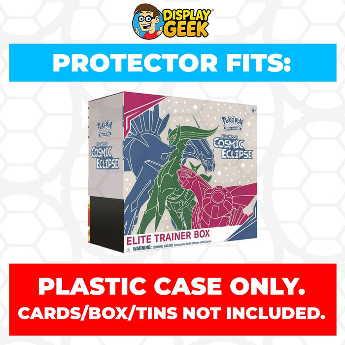 Plastic Protector for Pokemon TCG 2019 Sun & Moon Cosmic Eclipse Dialga, Arceus, Palkia ETB Elite Trainer Box - for just $13.99! 