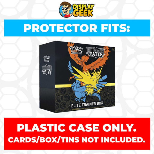 Plastic Protector for Pokemon TCG 2019 Sun & Moon Hidden Fates Moltres, Articuno, Zapdos ETB Elite Trainer Box - for just $13.99! 