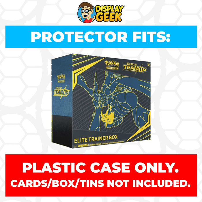 Plastic Protector for Pokemon TCG 2019 Sun & Moon Team Up Zekrom, Pikachu ETB Elite Trainer Box - for just $13.99! 