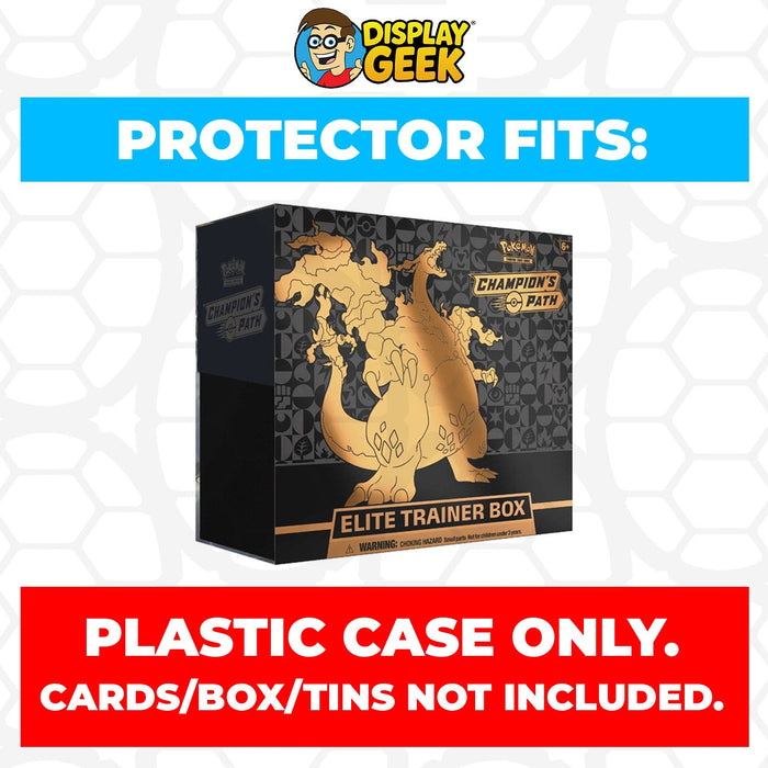 Plastic Protector for Pokemon TCG 2020 Sword & Shield Champion’s Path Charizard ETB Elite Trainer Box - for just $13.99! 