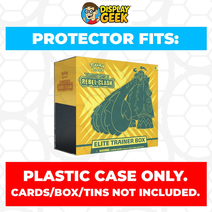 Plastic Protector for Pokemon TCG 2020 Sword & Shield Rebel Clash Copperajah ETB Elite Trainer Box - for just $13.99! 