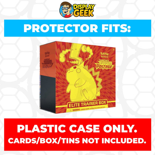 Plastic Protector for Pokemon TCG 2020 Sword & Shield Vivid Voltage Pikachu ETB Elite Trainer Box - for just $13.99! 