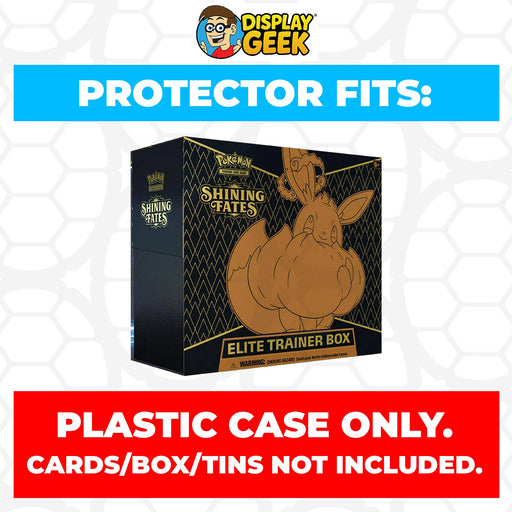 Plastic Protector for Pokemon TCG 2021 Shining Fates Eevee ETB Elite Trainer Box - for just $13.99! 