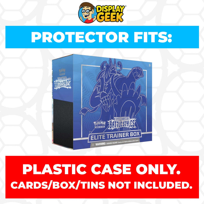 Plastic Protector for Pokemon TCG 2021 Sword & Shield Battle Styles Urshifu Red ETB Elite Trainer Box - for just $13.99! 