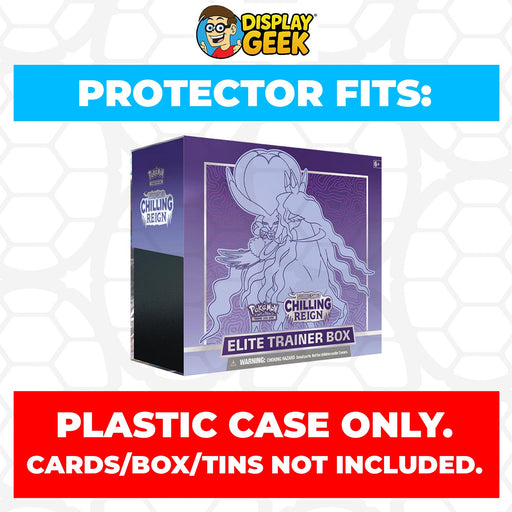 Plastic Protector for Pokemon TCG 2021 Sword & Shield Chilling Reign Shadow Rider Calyrex ETB Elite Trainer Box - for just $13.99! 