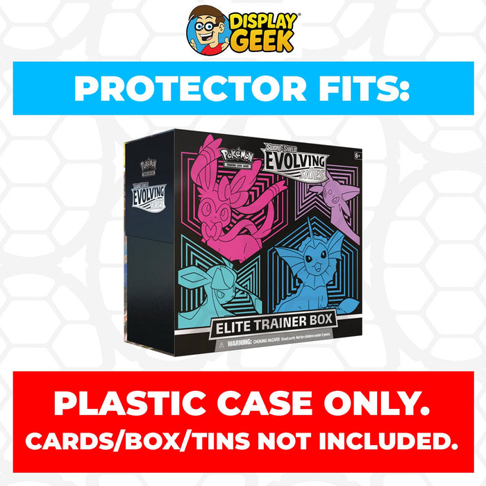 Plastic Protector for Pokemon TCG 2021 Sword & Shield Evolving Skies #1 Pokemon Center ETB Elite Trainer Box - for just $13.99! 