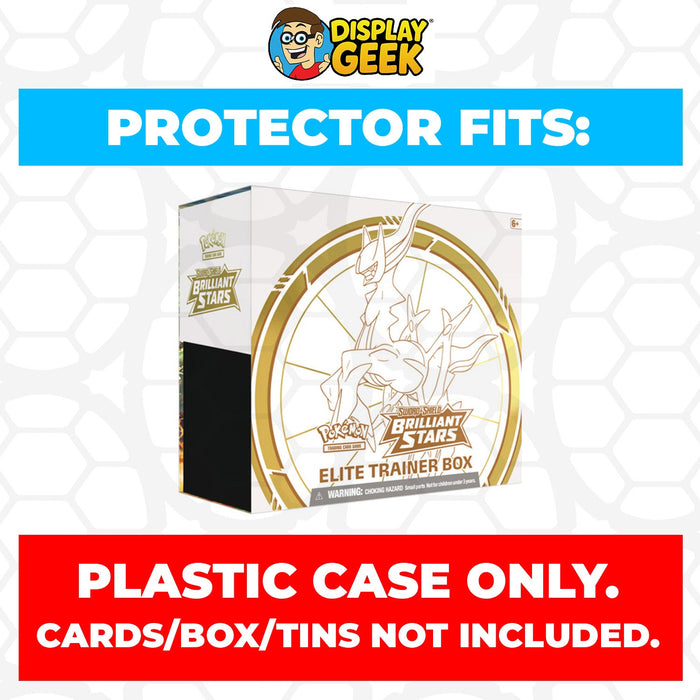 Plastic Protector for Pokemon TCG 2022 Sword & Shield Brilliant Stars Arceus ETB Elite Trainer Box - for just $13.99! 