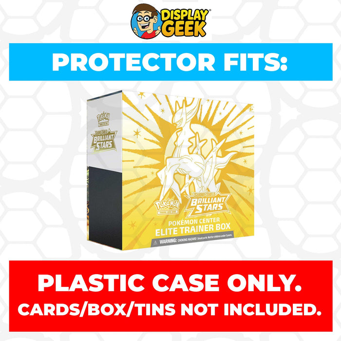 Plastic Protector for Pokemon TCG 2022 Sword & Shield Brilliant Stars Arceus ETB Elite Trainer Box - for just $13.99! 