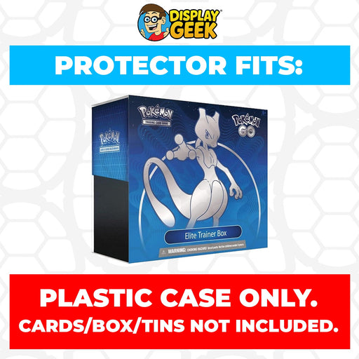 Plastic Protector for Pokemon TCG 2022 Sword & Shield Pokemon Go Mewtwo ETB Elite Trainer Box - for just $13.99! 