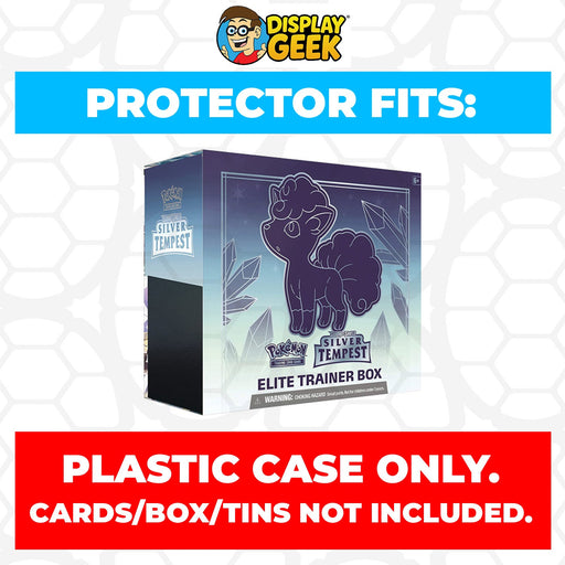 Plastic Protector for Pokemon TCG 2022 Sword & Shield Silver Tempest Vulpix ETB Elite Trainer Box - for just $13.99! 