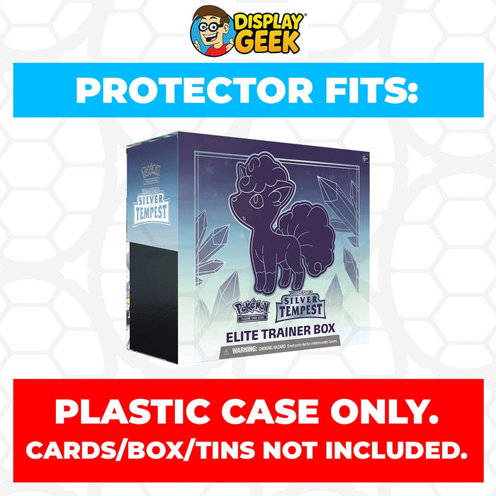 Plastic Protector for Pokemon TCG 2022 Sword & Shield Silver Tempest Vulpix ETB Elite Trainer Box - for just $13.99! 