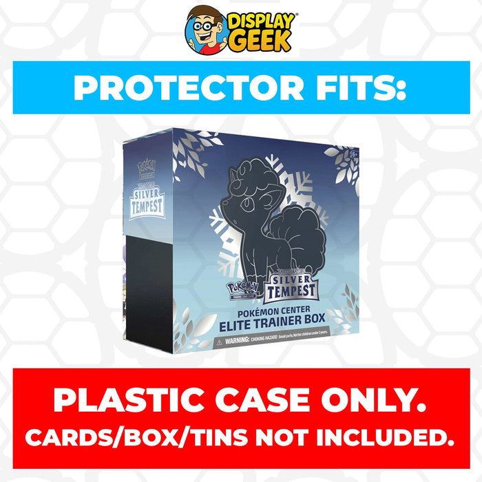 Plastic Protector for Pokemon TCG 2022 Sword & Shield Silver Tempest Vulpix Pokemon Center ETB Elite Trainer Box - for just $13.99! 