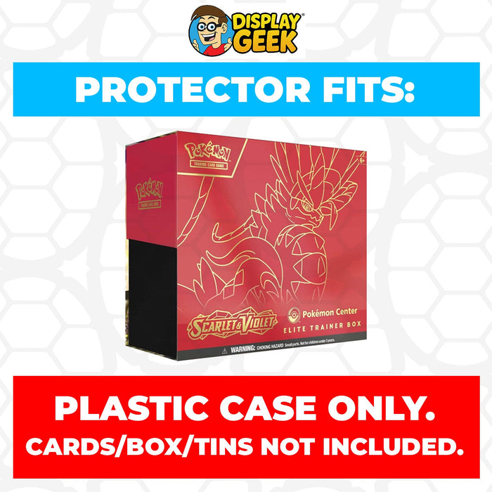 Plastic Protector for Pokemon TCG 2023 Scarlet & Violet Miraidon Pokemon Center ETB Elite Trainer Box - for just $13.99! 