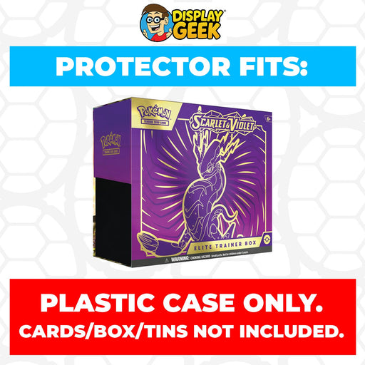 Plastic Protector for Pokemon TCG 2023 Scarlet & Violet Miraidon ETB Elite Trainer Box - for just $13.99! 