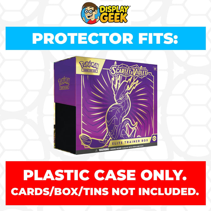 Plastic Protector for Pokemon TCG 2023 Scarlet & Violet Miraidon Pokemon Center ETB Elite Trainer Box - for just $13.99! 