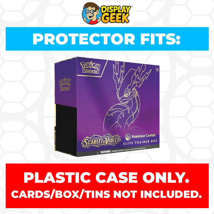Plastic Protector for Pokemon TCG 2023 Scarlet & Violet Miraidon Pokemon Center ETB Elite Trainer Box - for just $13.99! 