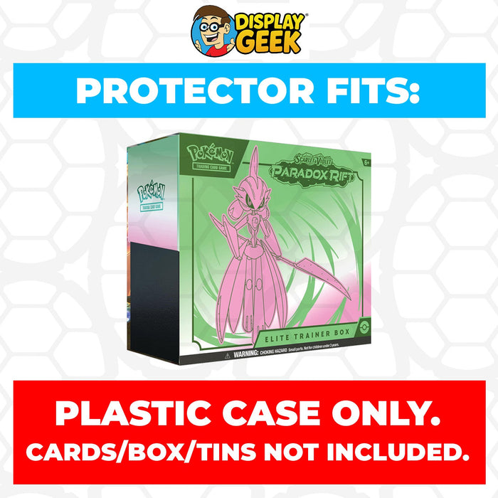 Plastic Protector for Pokemon TCG 2023 Scarlet & Violet Paradox Rift Iron Valiant ETB Elite Trainer Box - for just $13.99! 