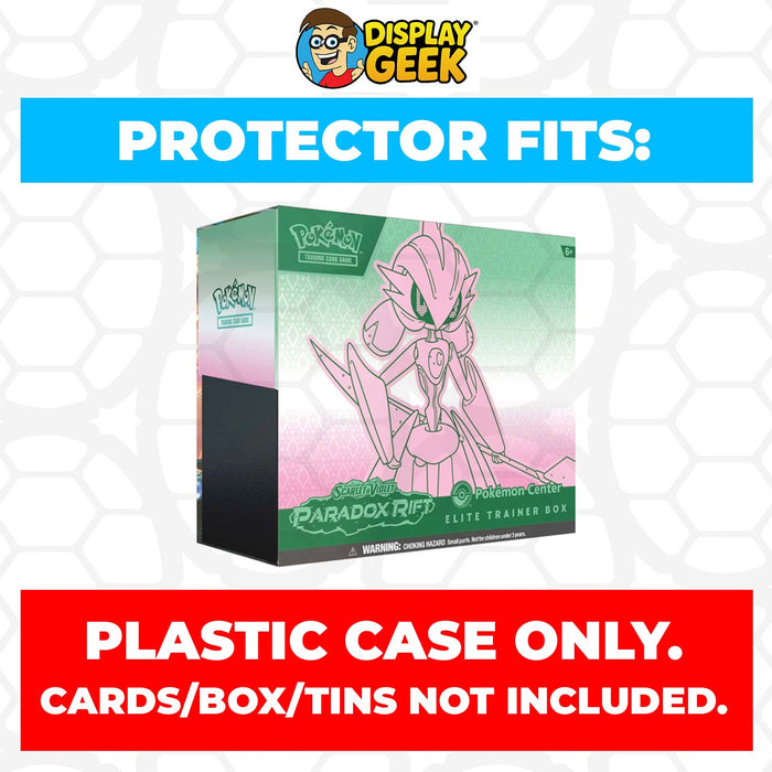 Plastic Protector for Pokemon TCG 2023 Scarlet & Violet Paradox Rift Iron Valiant Pokemon Center ETB Elite Trainer Box - for just $13.99! 