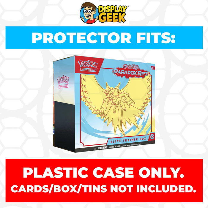 Plastic Protector for Pokemon TCG 2023 Scarlet & Violet Paradox Rift Iron Valiant ETB Elite Trainer Box - for just $13.99! 