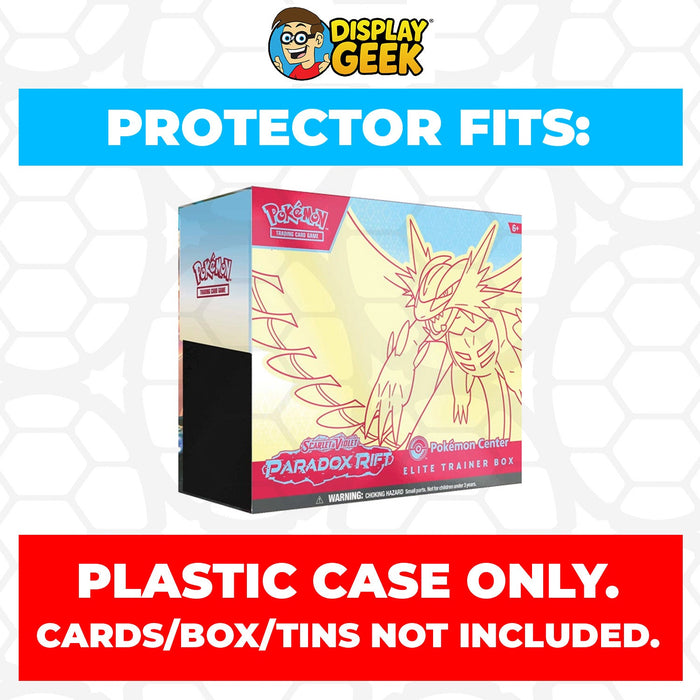 Plastic Protector for Pokemon TCG 2023 Scarlet & Violet Paradox Rift Iron Valiant ETB Elite Trainer Box - for just $13.99! 