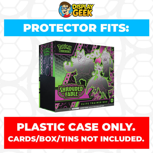 Plastic Protector for Pokemon TCG 2024 Scarlet & Violet Shrouded Fable ETB Elite Trainer Box - for just $13.99! 