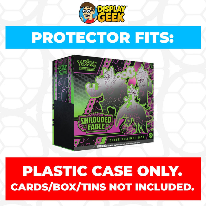 Plastic Protector for Pokemon TCG 2024 Scarlet & Violet Shrouded Fable ETB Elite Trainer Box - for just $13.99! 