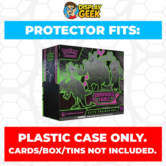 Plastic Protector for Pokemon TCG 2024 Scarlet & Violet Shrouded Fable Pokemon Center ETB Elite Trainer Box - for just $13.99! 