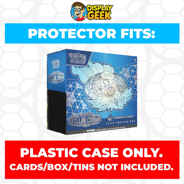 Plastic Protector for Pokemon TCG 2024 Scarlet & Violet Stellar Crown Terapagos ETB Elite Trainer Box - for just $13.99! 