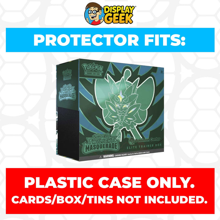 Plastic Protector for Pokemon TCG 2024 Scarlet & Violet Twilight Masquerade Ogerpon ETB Elite Trainer Box - for just $13.99! 