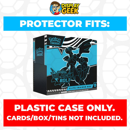 Plastic Protector for Pokemon TCG 2025 Scarlet & Violet Black Bolt Zekrom ETB Elite Trainer Box - for just $13.99! 