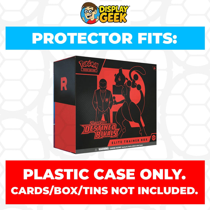 Plastic Protector for Pokemon TCG 2025 Scarlet & Violet Destined Rivals Mewtwo ETB Elite Trainer Box - for just $13.99! 