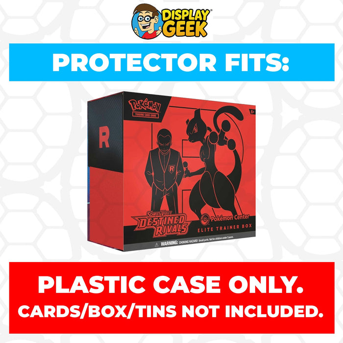 Plastic Protector for Pokemon TCG 2025 Scarlet & Violet Destined Rivals Mewtwo ETB Elite Trainer Box - for just $13.99! 