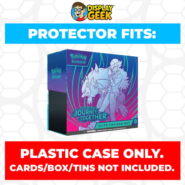 Plastic Protector for Pokemon TCG 2025 Scarlet & Violet Journey Together Zoroark Pokemon Center ETB Elite Trainer Box - for just $13.99! 