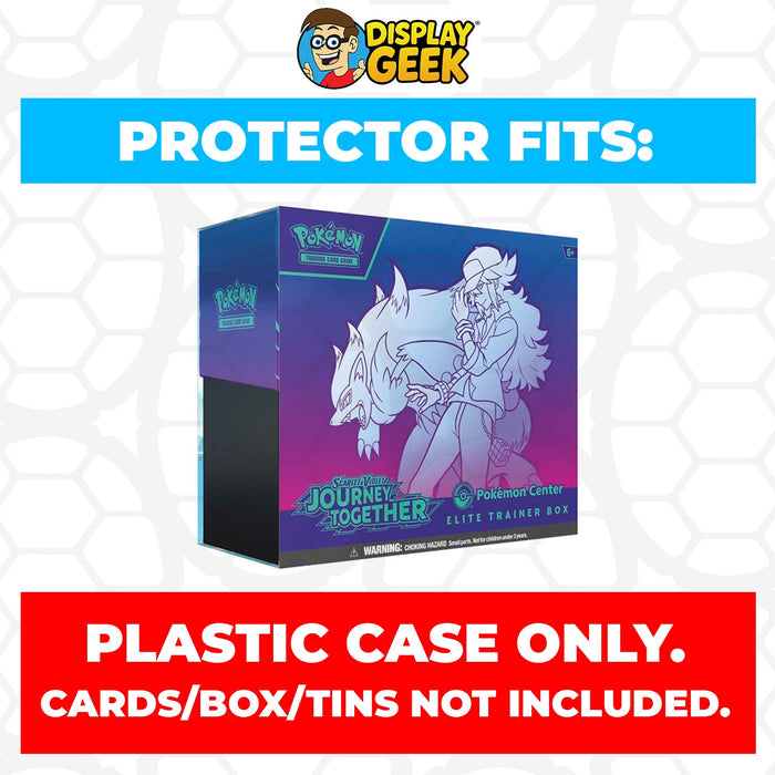Plastic Protector for Pokemon TCG 2025 Scarlet & Violet Journey Together Zoroark Pokemon Center ETB Elite Trainer Box - for just $13.99! 