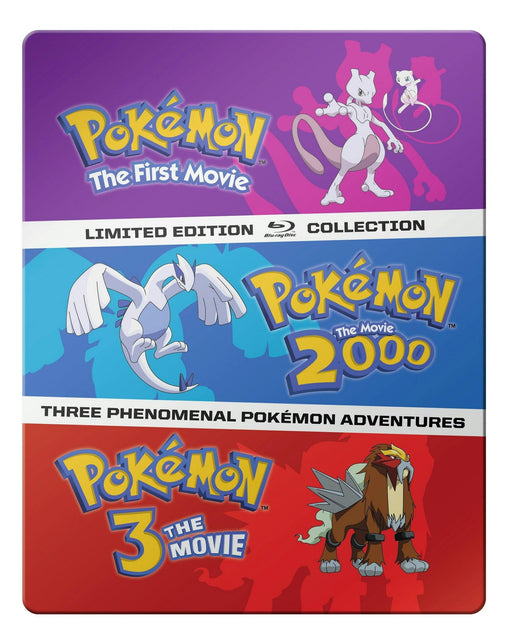 Pokemon: Movies 1-3 - Limited Edition Steelbook Collection (Blu-ray) - for just $31.99! 