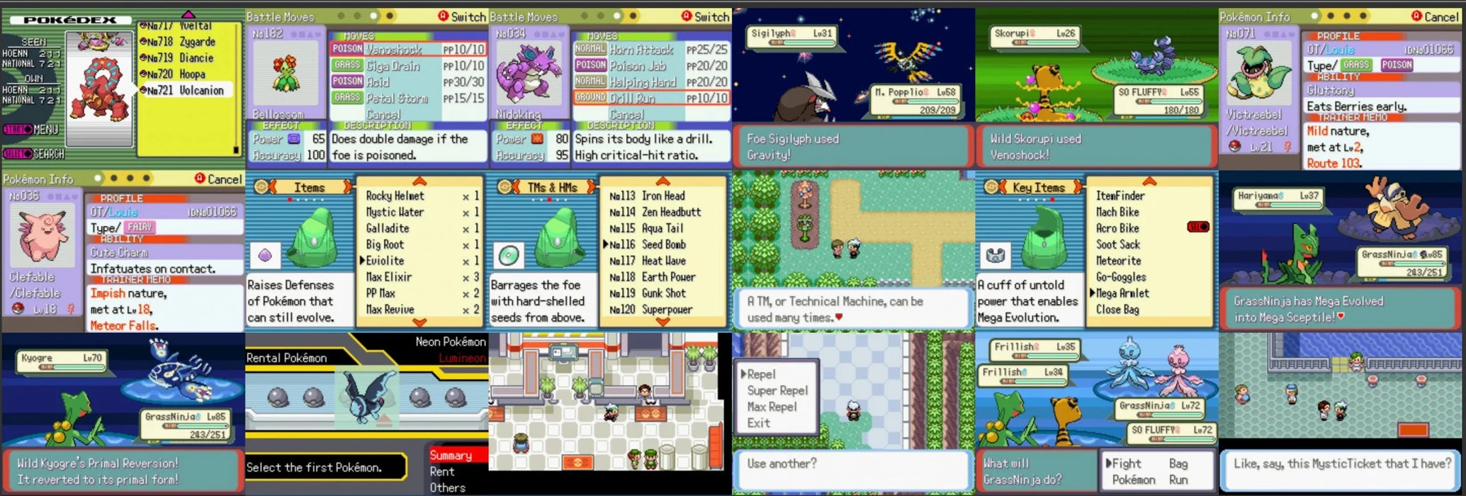 Pokemon Super Theta Emerald GBA ROM Hack Video Game Gameboy Advance - for just $18.49! 