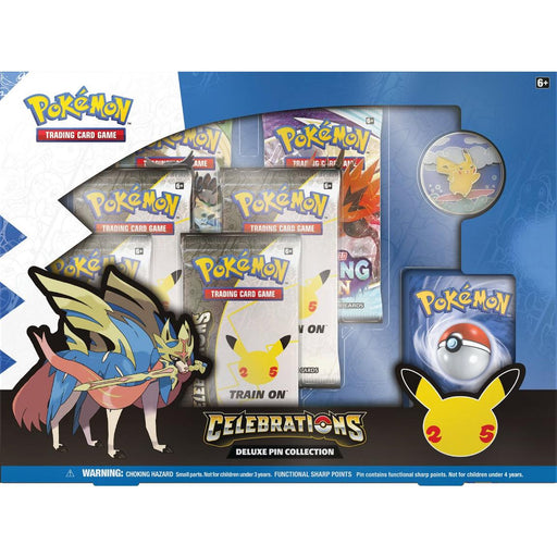 Pokémon TCG: Celebrations Deluxe Pin Collection Box - Premium Collection Box - Just $19.99! Shop now at Retro Gaming of Denver