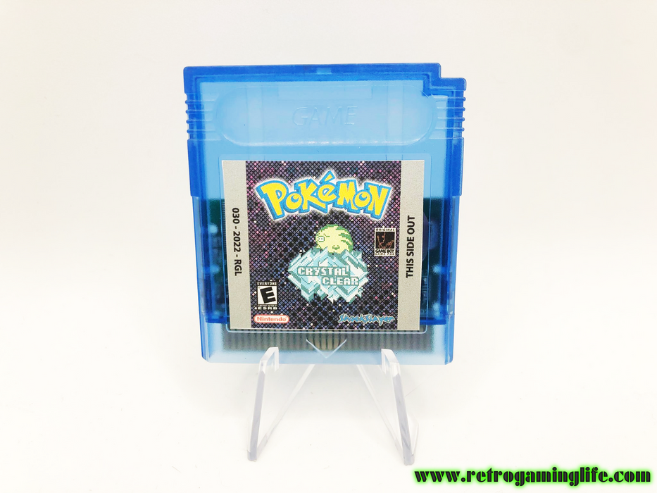 Pokemon Crystal Clear 2.5.11 Gameboy Color Reproduction Game Cart - for just $24.99! 