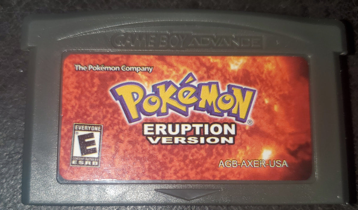 Pokemon Eruption GBA ROM Hack Video Game Custom Gameboy Advance - for just $18.49! 