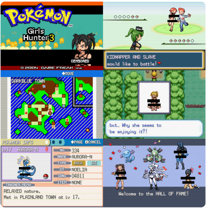 Pokemon Girls Hunter 3 GBA Pokemon ROM Hack Video Game Boy Advance - for just $19.49! 