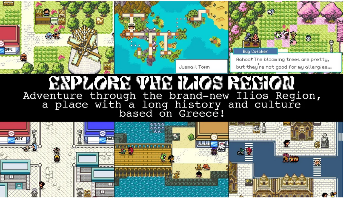 Pokemon Lazarus GBA ROM Hack Video Game Custom Gameboy Advance - for just $19.49! 