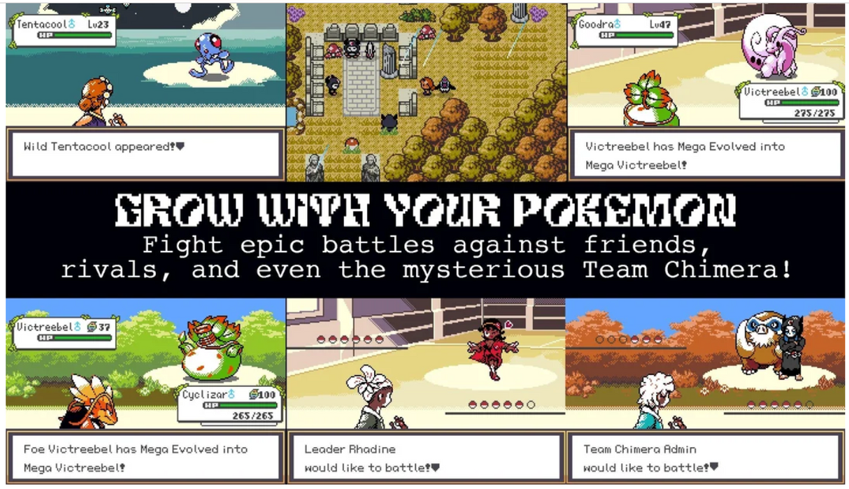 Pokemon Lazarus GBA ROM Hack Video Game Custom Gameboy Advance - for just $19.49! 
